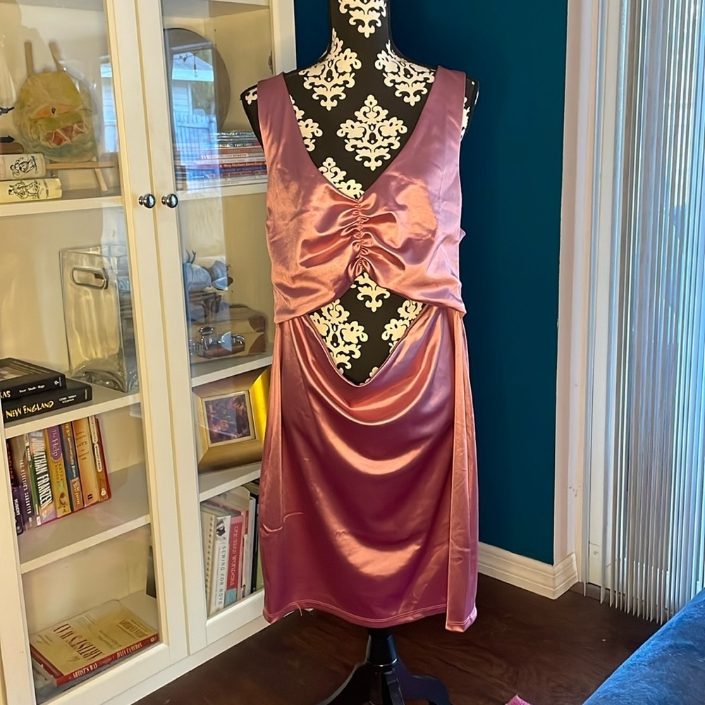 NWT Torrid Pink Casino Sleeveless Cutout Mini Dress Size 2​​